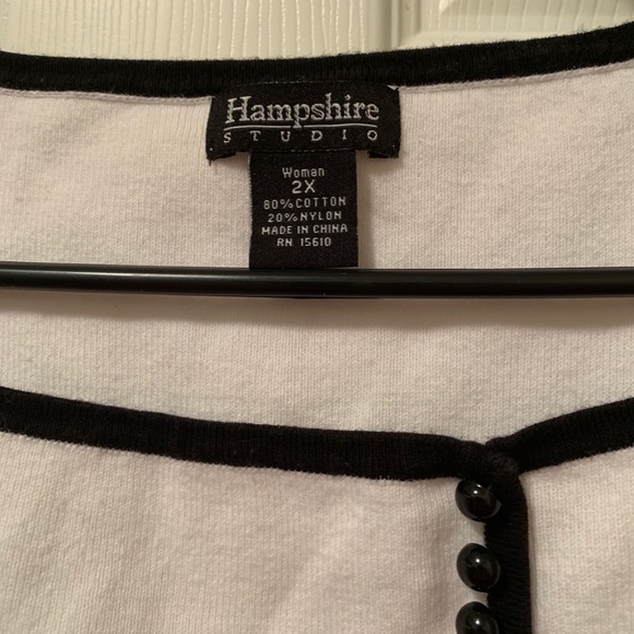 Hampshire studio plus size blouse - Picture 2 of 3